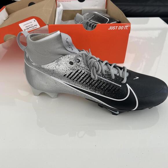 Nike Vapor Edge 360 Pro 2 Grey Black Football Cleats HF3454-003 Men\'s Size 16 main image 4